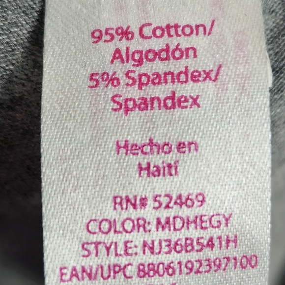 2 Pair Grey Leggings One Regular One Fleece Lined One Large One Medium - Picture 4 of 10